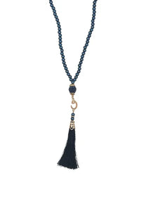 Parel Tasbih Donker Blauw