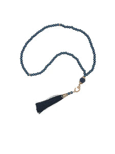 Parel Tasbih Donker Blauw