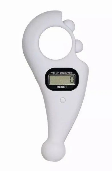 Digitale tasbih teller gebedskralen LED - wit
