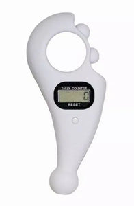 Digitale tasbih teller gebedskralen LED - wit