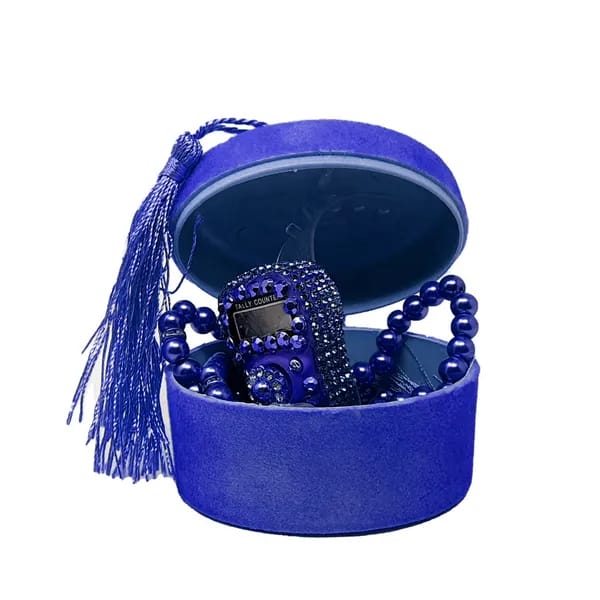 Luxe Tasbih giftset - Koningsblauw