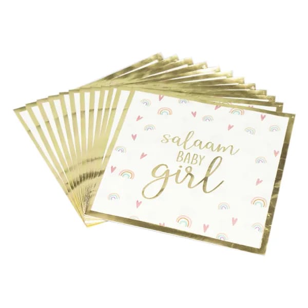 Salaam baby Girl Bekers (6 stuks)