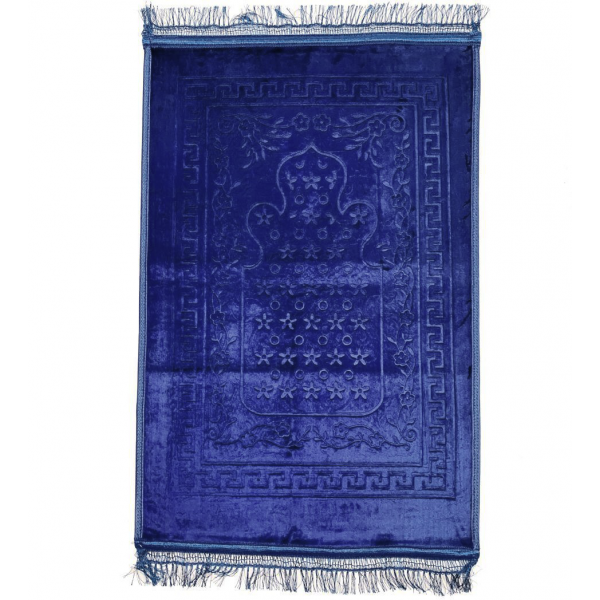 Extra dik Gebedskleed blauw