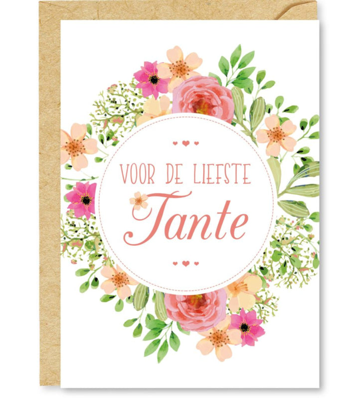 Voor de liefste tante