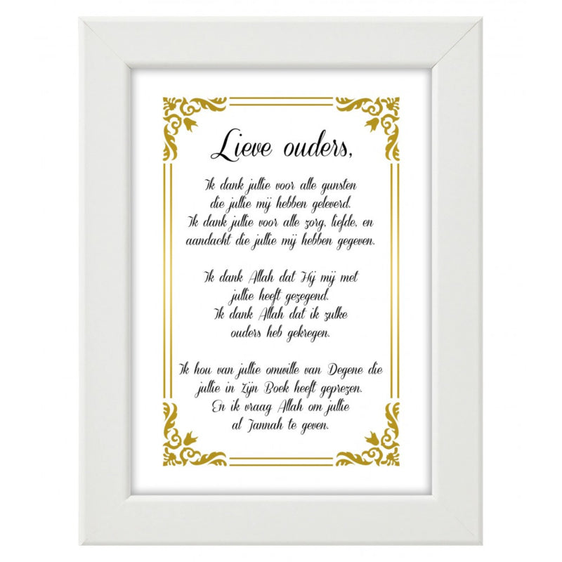 Lieve ouders