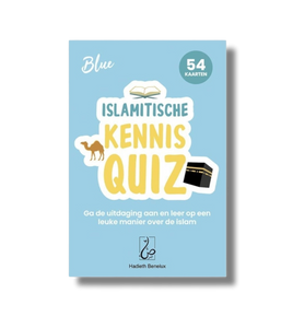Islamitische kennis quiz blauw