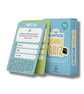 Islamitische kennis quiz blauw