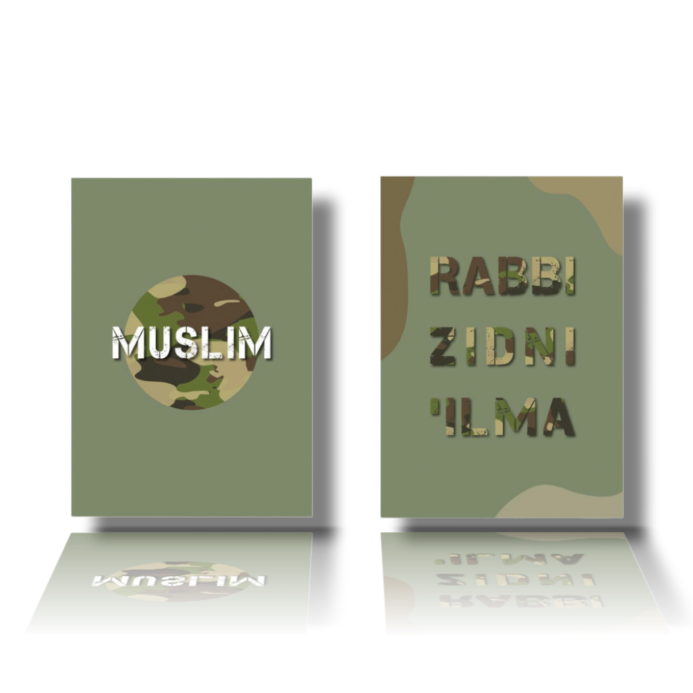 SCHRIFTEN A5 CAMOUFLAGE - SET VAN 3