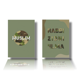 SCHRIFTEN A5 CAMOUFLAGE - SET VAN 3