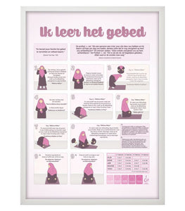 Poster gebed meisje