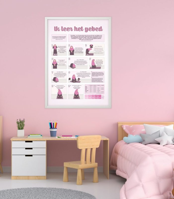 Poster gebed meisje